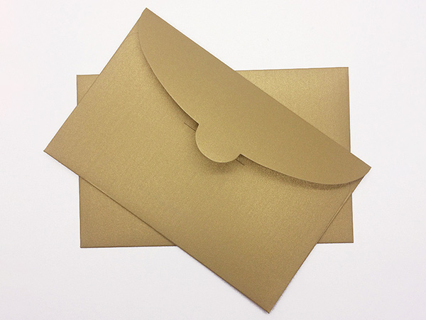 信封印刷厂家 金色珠光纸信封
